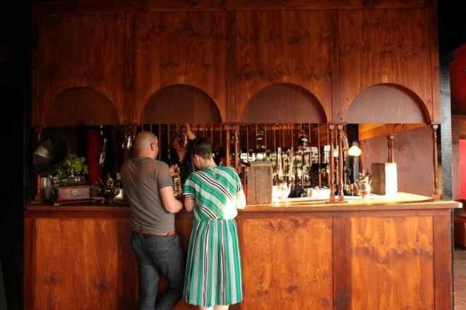 the doghouse, pop up bar, sydney, green interiors, sustainable materials, green design, eco design
