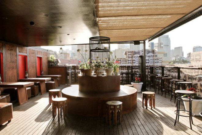 the doghouse, pop up bar, sydney, green interiors, sustainable materials, green design, eco design