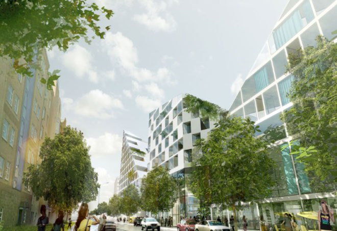 big architects, big, sweden, malmo, the world village of women's sports, green roofs, eco architecture, green architecture, sustainable architecture, green design
