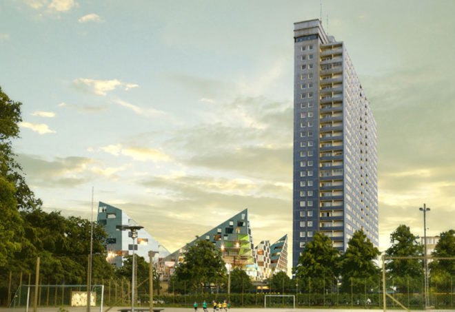 big architects, big, sweden, malmo, the world village of women's sports, green roofs, eco architecture, green architecture, sustainable architecture, green design