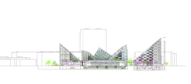 big architects, big, sweden, malmo, the world village of women's sports, green roofs, eco architecture, green architecture, sustainable architecture, green design