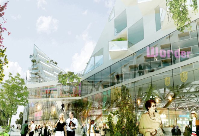 big architects, big, sweden, malmo, the world village of women's sports, green roofs, eco architecture, green architecture, sustainable architecture, green design