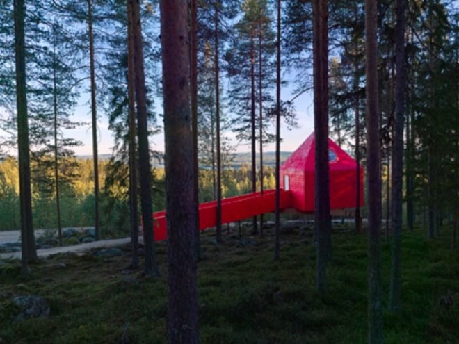 treehotel, sweden, prefab hotel, green building, sustainable architecture, eco hotel