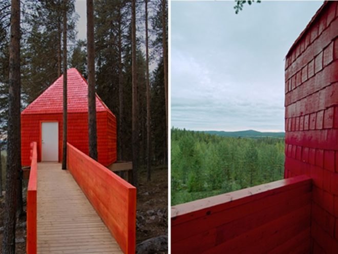 treehotel, sweden, prefab hotel, green building, sustainable architecture, eco hotel