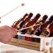 Southern Bells Xylophone, sustainable design, green packaging, recycled materials, beer bottle xylophone, green design, green products