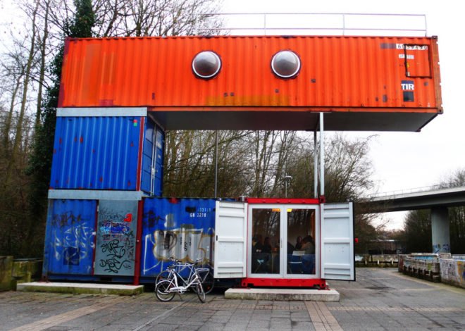 eichbaumoper, eichbaum, shipping container opera, metro station opera, shipping container, metro station shipping container architecture, eco architecture, sustainable architecture, green architecture, prefab architecture, germany, actuell , aktuell