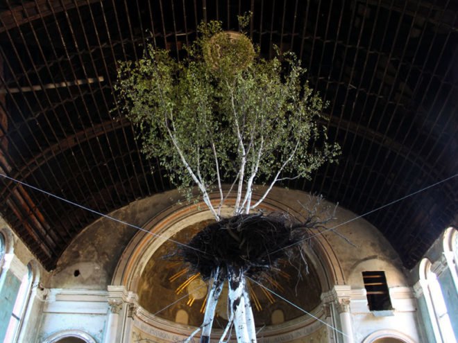 Shinji Turner-Yamamoto, Hanging Garden, sustainable design, green design, global tree project, eco art, gardening