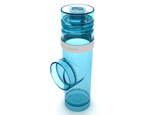 Join The Pipe, sustainable design, green design, water bottle, social design, water issues, safe drinking water, water conservation, reusable bottle