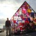 kolonihavehus, tom fruin, copenhagen, outdoor sculpture, reclaimed plexiglass, recycled materials, green design, eco design