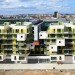 courbevoie, laminated panels, Rain-water collection, planted roof, heated flooring, loggia, green roof, living roof, apartments, green apartments, france, paris, koz, green architecture, eco architecture, sustainable architecture, social housing, green living