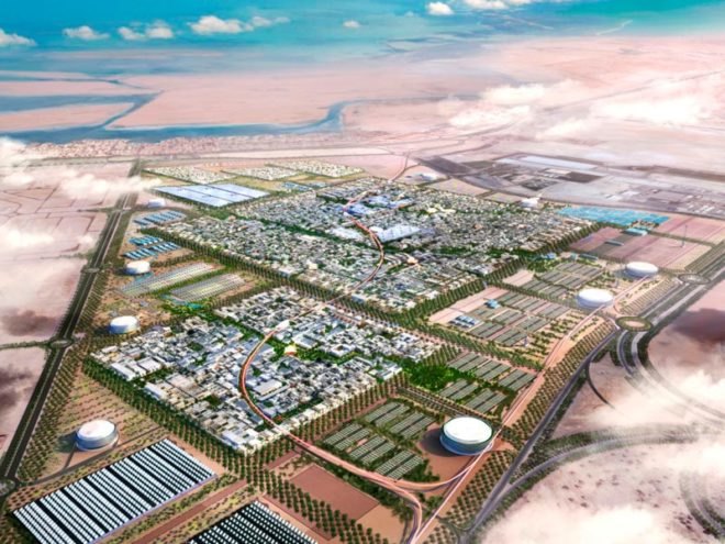 foster + partners, masdar, sustainable design, green design, green architecture, carbon neutral city, eco city, masdar institute