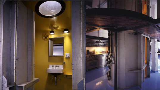 morton loft, loft, petroleum tank, tanker, lot-ek, lot ek, lotek, sleepind pod, recycled materials, container living, green home, green design, green architecture, eco architecture, sustainable architecture, manhattan, new york,
