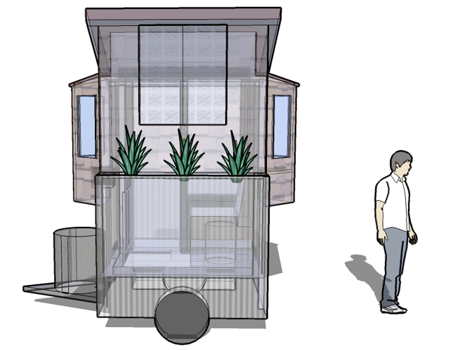 mirco house, mini house, mini cabin, micro cabin, tiny house, prefab housing, mini housing, portable housing, grey water,