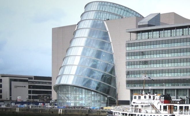 Integrated Building Automated System, ibas, Kevin Roche ERV, HRV, ice coolong, REC, carbon credits, Irish green building, first zero carbon center, John Dinkeloo & Associates, iso 14001, sustainable design,