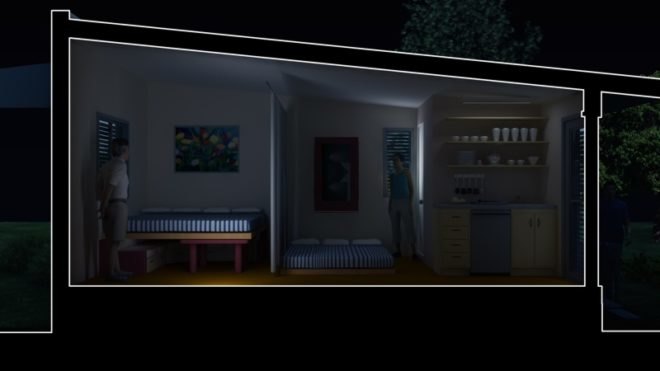 emergency housing, prefab housing, micro house, temporary housing, green temporary housing, Nano house system, rain catchment