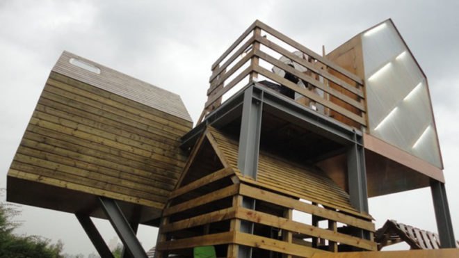raumlaborkorea, anyang, korea, treehouse, green space, public garden, green architecture, eco architecture, sustainable architecture, vertical village, openhouse, vertical farm, tree house