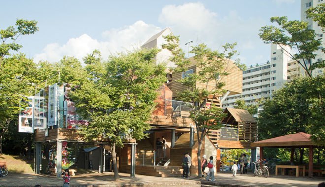 raumlaborkorea, anyang, korea, treehouse, green space, public garden, green architecture, eco architecture, sustainable architecture, vertical village, openhouse, vertical farm, tree house