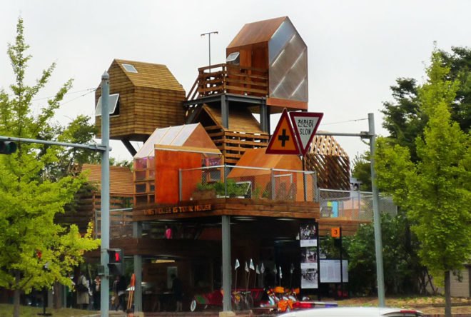 raumlaborkorea, anyang, korea, treehouse, green space, public garden, green architecture, eco architecture, sustainable architecture, vertical village, openhouse, vertical farm, tree house