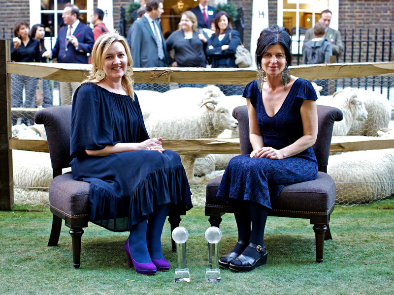 Starbucks, WoJo, recycled coffee sacks, wool, Wool Week, Campaign for Wool, eco-friendly chairs, eco-friendly upholstery, sustainable chairs, sustainable upholstery