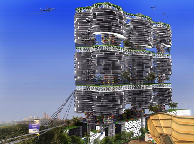 tata tower, eco skyscraper, mumbai, green skyscraper, alternative energy, india, tata, green car, green design, eco architecture, sustainable architecture, green architecture