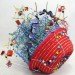 basket weaving, natalie miebach, green arts, sustainable arts, eco art, changing weather, installations, weather tracking, global warming