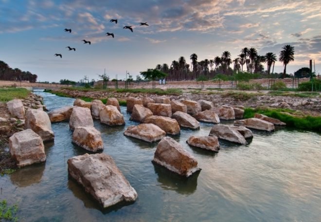 watershed management, desert water treatment, Riyadh park, Desert river, Jens Bodeker, Wadi Hanifa, Aga Khan Award, watershed restoration,