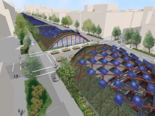 BQE, brooklyn-queens expressway, starr whitehouse, pedestrian friendly, urban design, green design