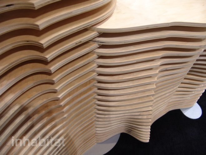 Purebond, Columbia foerstry products, best greenbuild booth,,biomimicry, biomimicry glue, green material, fsc plywood, Greenbuild 2010,