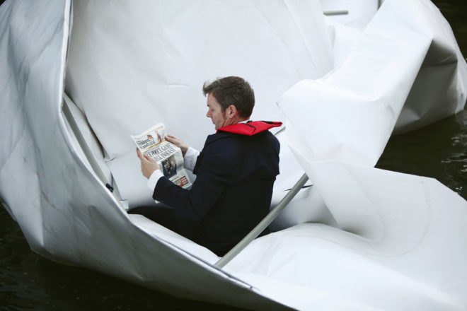 drift10, london art, art in london, london museum, paper boat, how to make a paper boat, ILLUMINATE PRODUCTIONS, Frank Bölter, To The World’s End