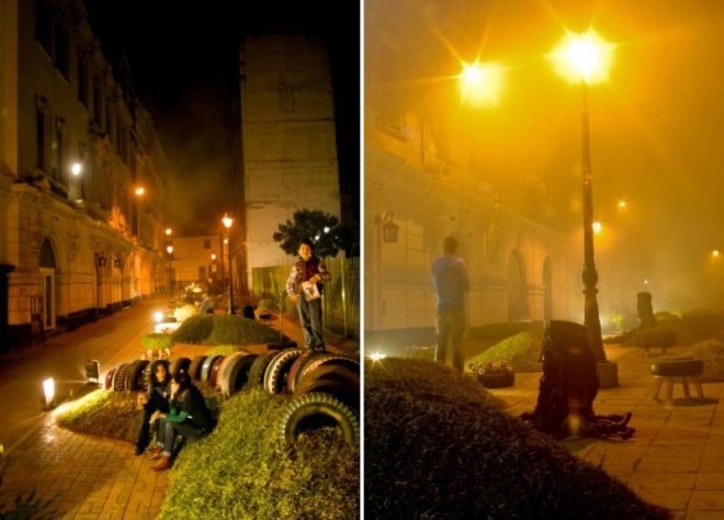 green invasion, invasion verde, lima, peru, pop up park, urban park, green design