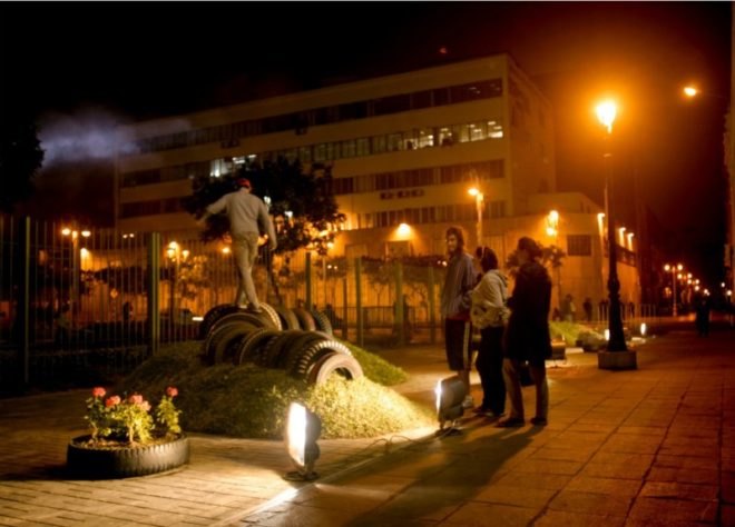 green invasion, invasion verde, lima, peru, pop up park, urban park, green design
