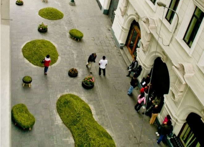 green invasion, invasion verde, lima, peru, pop up park, urban park, green design