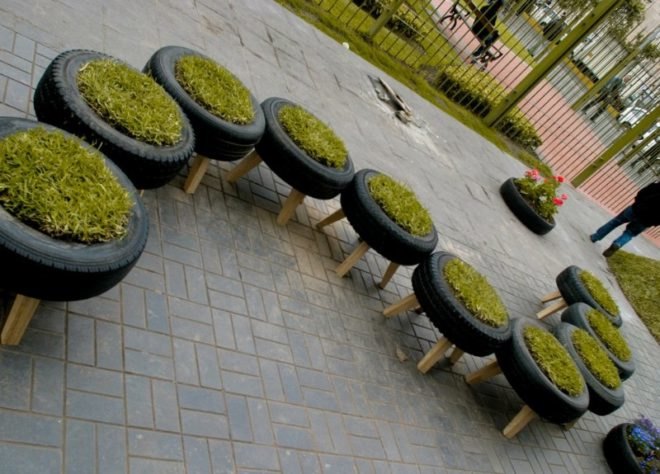 green invasion, invasion verde, lima, peru, pop up park, urban park, green design