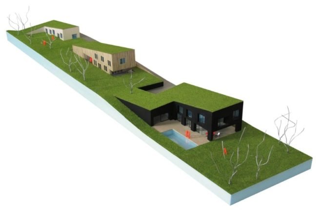 Jojko+Nawrocki Architekci, green roof, eco houses, green roofed home, green design, sustainable architecture