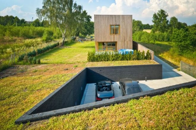 Jojko+Nawrocki Architekci, green roof, eco houses, green roofed home, green design, sustainable architecture
