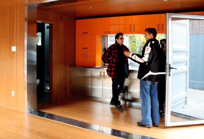 Meka, shipping containers, prefab, prefab architecture, green architecture, prefabirctaed homes, modular homes, modular architecture, Michael de Jong, Jason Halter, Christos Marcopoulous, West Village, NYC, New York City,