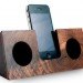 koostik, zero energy speakers, wooden speakers, iphone, green design, zero energy, eco design