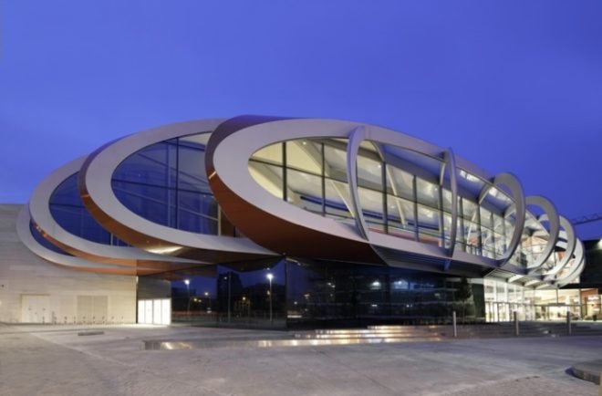 Médiacité, Liège, Belgium, Ron Arad, shopping center, BREEAM, daylighting, ETFE