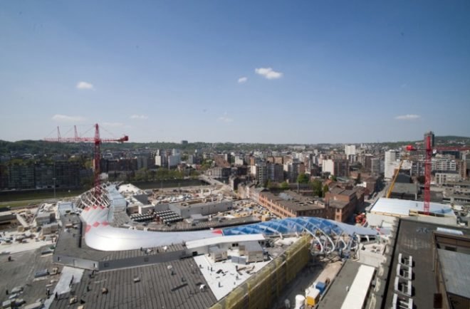 Médiacité, Liège, Belgium, Ron Arad, shopping center, BREEAM, daylighting, ETFE