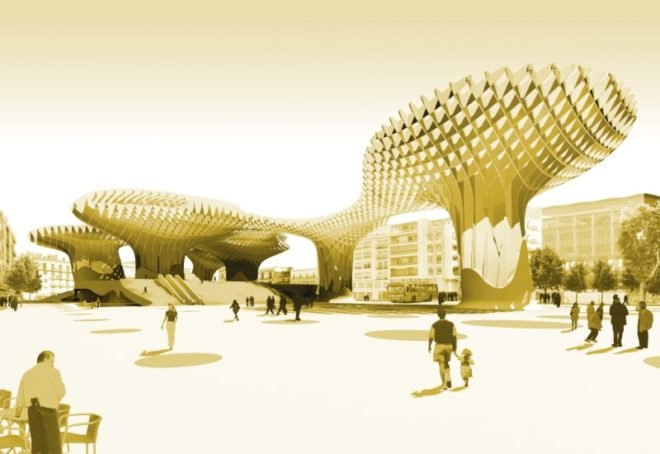 Metropol Parasol, J. Mayer H., Seville, spain, urban design, green design, sustainable architecture