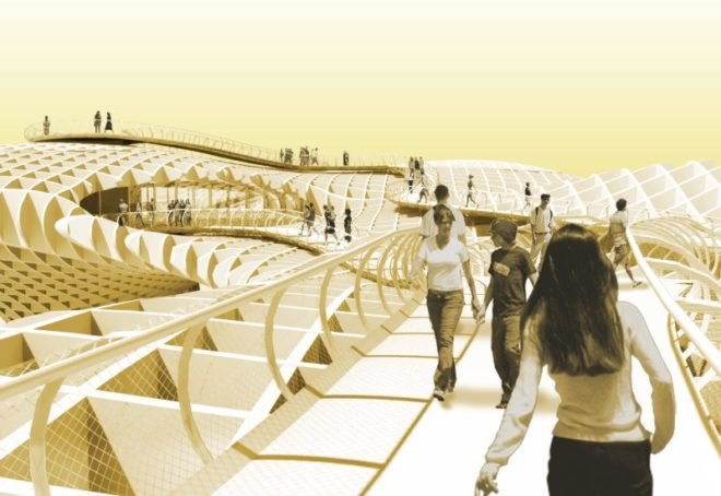 Metropol Parasol, J. Mayer H., Seville, spain, urban design, green design, sustainable architecture