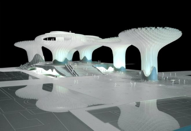 Metropol Parasol, J. Mayer H., Seville, spain, urban design, green design, sustainable architecture