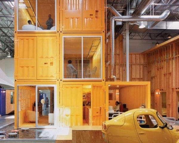 LA Warehouse Office is a Shipping Container City