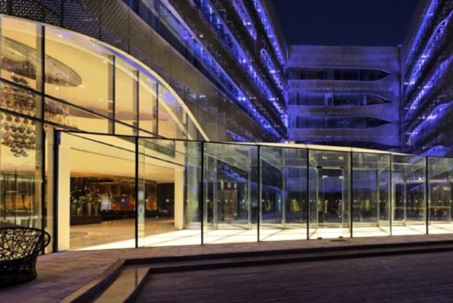 park hotel hyderabad, SOM, eco hotel, India, green building, sustainable architecture