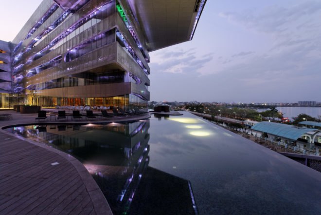 park hotel hyderabad, SOM, eco hotel, India, green building, sustainable architecture