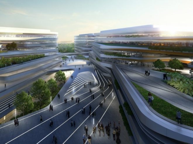 Singapore University of Technology and Design, UNStudio, university, green roof, green design, sustainable architecture