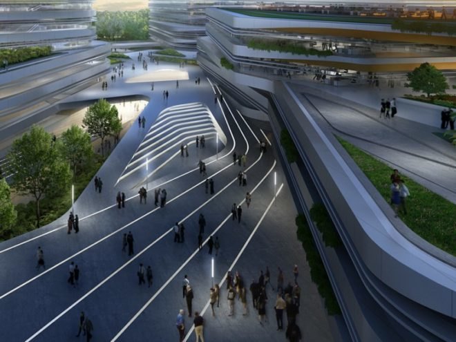 Singapore University of Technology and Design, UNStudio, university, green roof, green design, sustainable architecture