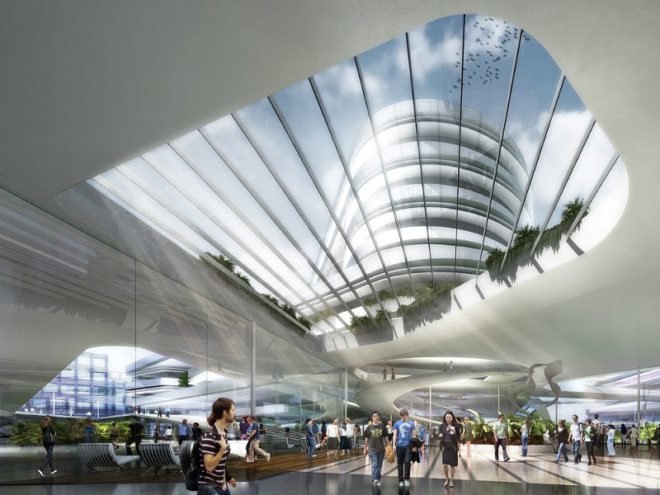 Singapore University of Technology and Design, UNStudio, university, green roof, green design, sustainable architecture