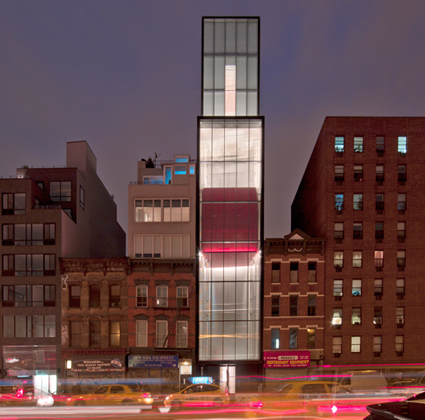 sperone westwater gallery, norman foster, bowery, daylighting, sustainable design