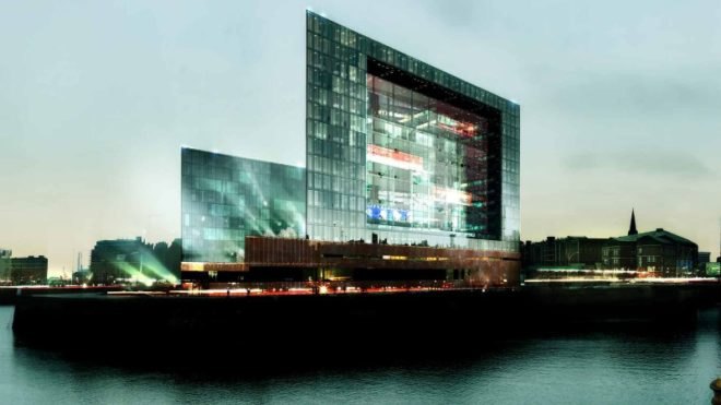 der spiegel headquarters, henning larsen architects, hamburg, hafencity, green building, sustainable architecture